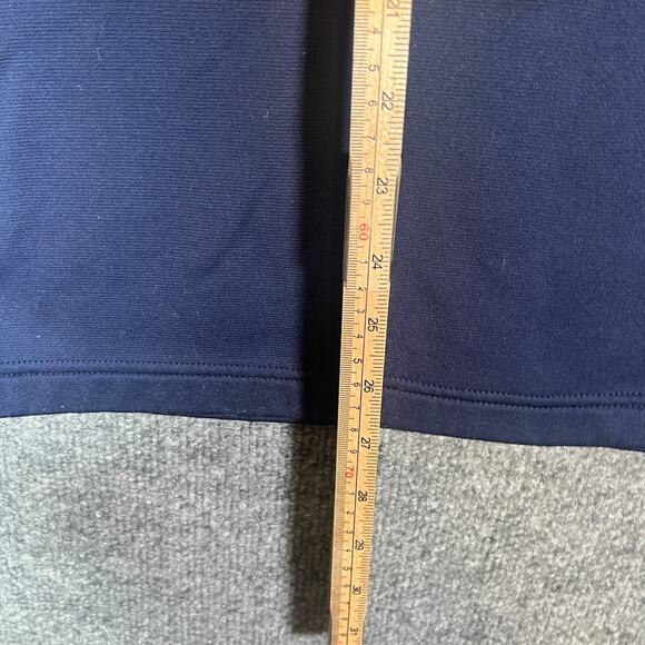 Under Armour Sweater Mens Large Blue Fleece 1/4 Zip Pullover Sweatshirt Flaw - Picture 4 of 8